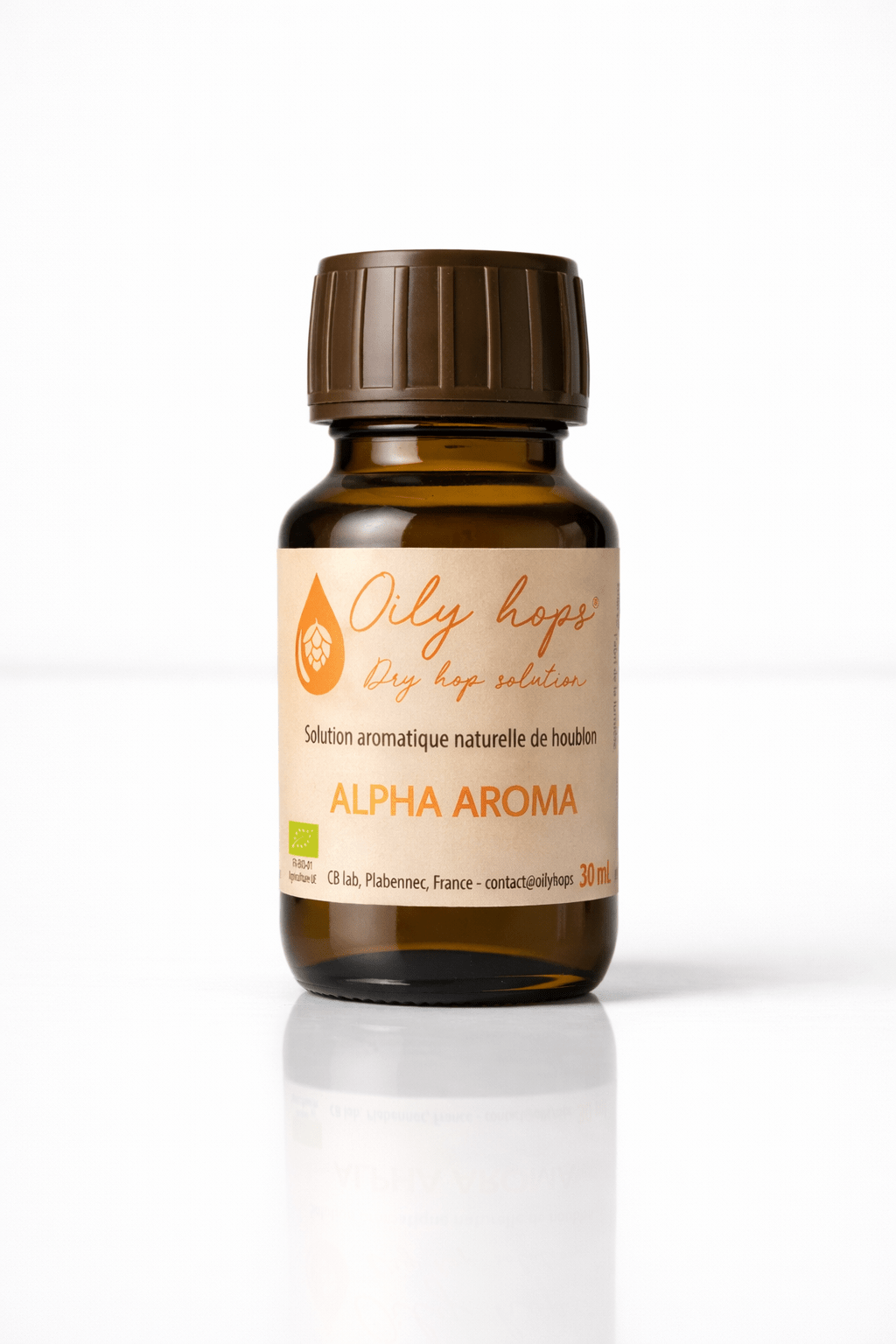 Extrait de houblon Oily hops® ALPHA AROMA Bio pour aromatiser la bière - Oily hops®