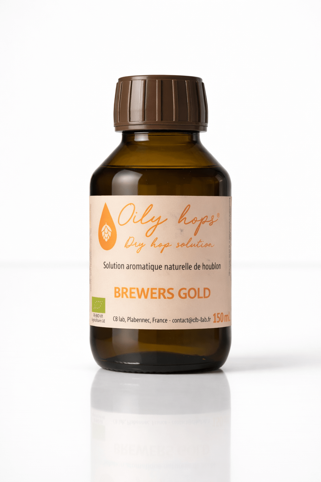 Extrait de houblon Oily hops® BREWERS GOLD Bio pour aromatiser la bière - Oily hops®