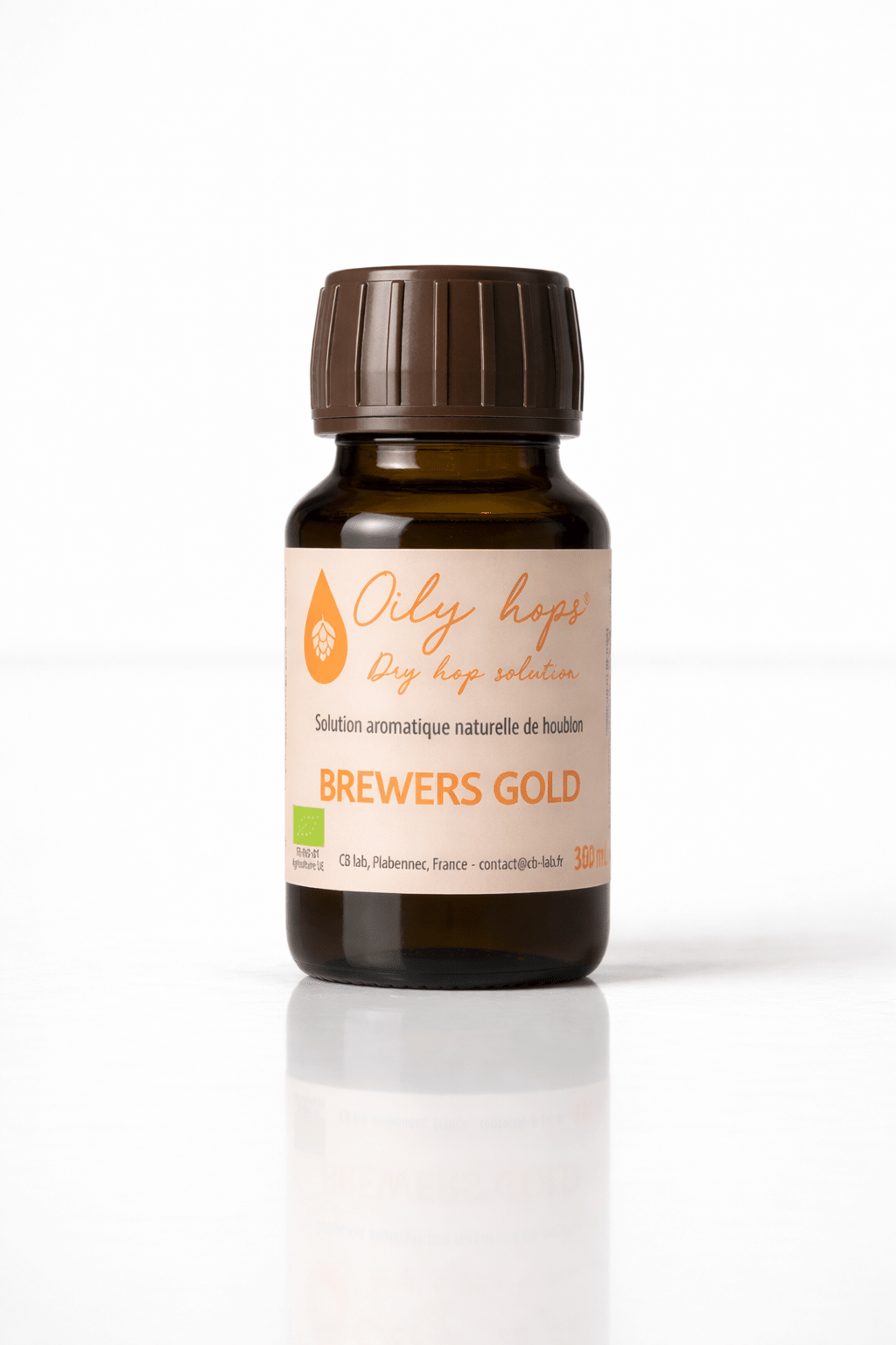 Extrait de houblon Oily hops® BREWERS GOLD Bio pour aromatiser la bière - Oily hops®