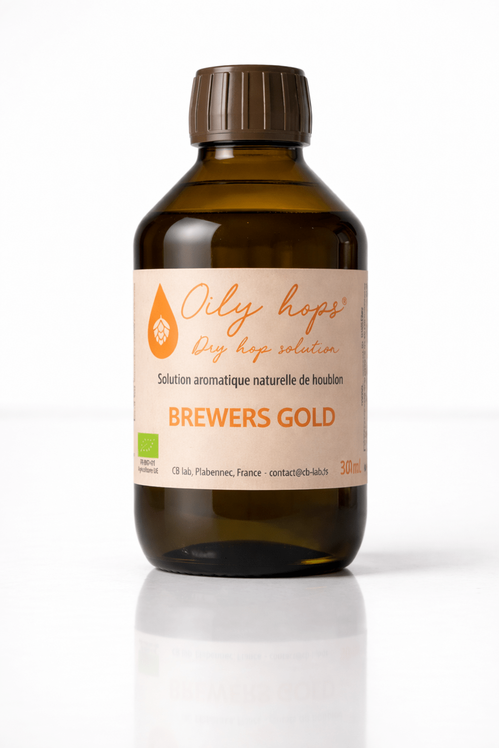 Extrait de houblon Oily hops® BREWERS GOLD Bio pour aromatiser la bière - Oily hops®